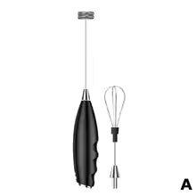 Wireless Electric Milk Frother Battery-Powered Handheld Foamer Coffee Cream Soup Peanut Butter Egg Whisking Baking Accessories