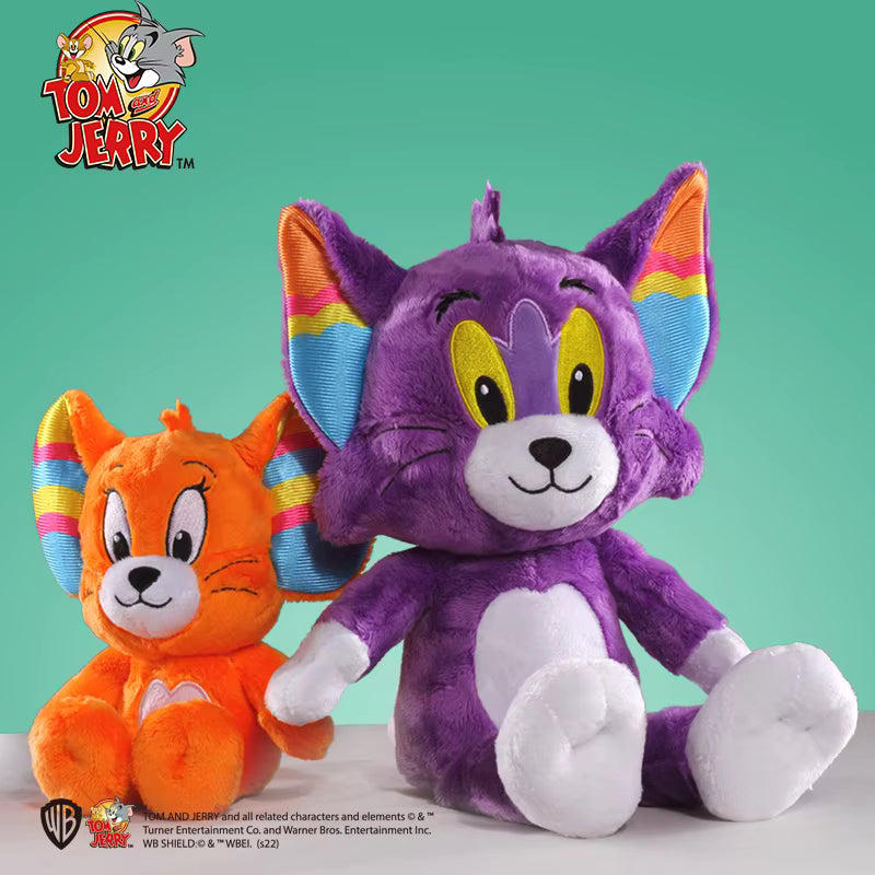 Anime Tom And Jerry Plush Toy Cartoon Movie Figures Cat Mouse Cute Plushies Stuffed Animal Doll Toys For Kids Gift Free Shipping