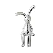 Cartoon Animal Rabbit Car Interior Center Console Decoration Personality Dining Table Desk Creative Props Accessories