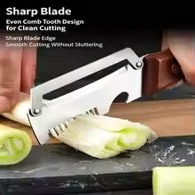 Thickened Fruit Peeler Knife With Wooden Handle Multi-functional Stainless Steel Vegetable Peeler Multi-function