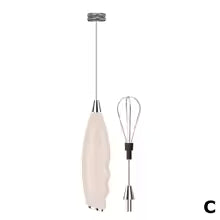Wireless Electric Milk Frother Battery-Powered Handheld Foamer Coffee Cream Soup Peanut Butter Egg Whisking Baking Accessories