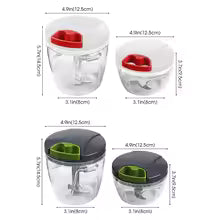 600/1000ml Manual Food Chopper Hand Pull String Vegetable Cutter Onions Garlic Chopper Fruits Herbs Nuts Kitchen Food Processor