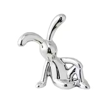 Cartoon Animal Rabbit Car Interior Center Console Decoration Personality Dining Table Desk Creative Props Accessories