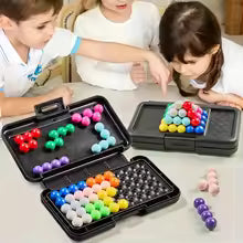 3D Puzzle Board Game - 200 Challenges for Kids, Brain Teaser Gifts for Boys Girls, Educational STEM Learning Toys